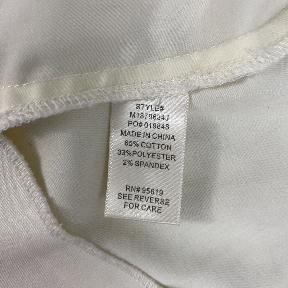 John Paul Richard Blazer Womens XL Ruffle Open Face Jacket Work Cottage Feminine - Picture 14 of 15